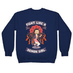 Fight Like a Demon Girl Nezuko Crewneck Sweatshirt