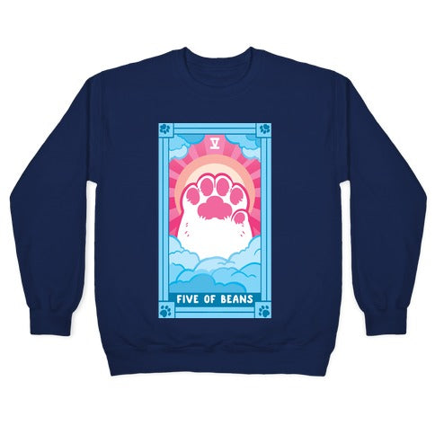 Five of Beans Crewneck Sweatshirt
