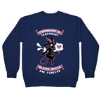 Friendship is Temporary Blood Pacts Are Forever Crewneck Sweatshirt