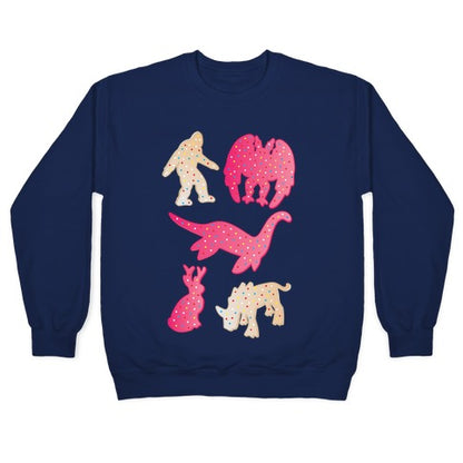 Frosted Cryptid Crackers Crewneck Sweatshirt