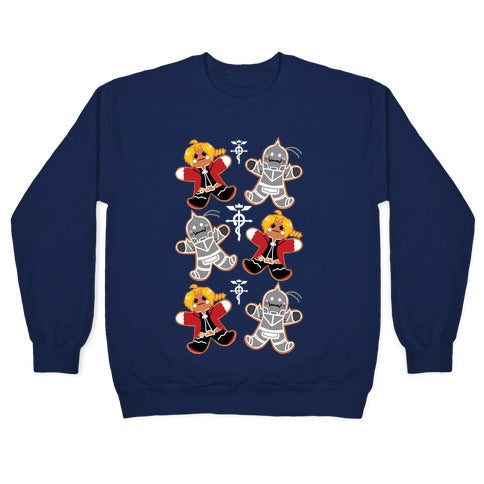 Fullmetal Alchemist Gingerbread Men Crewneck Sweatshirt