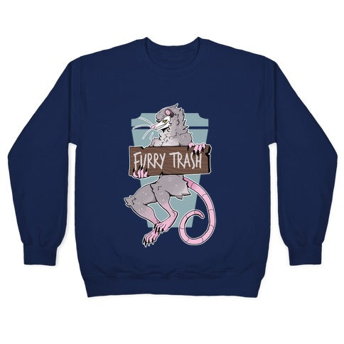 Furry Trash Crewneck Sweatshirt