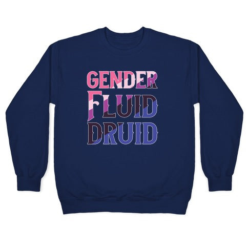 Genderfluid Druid Crewneck Sweatshirt