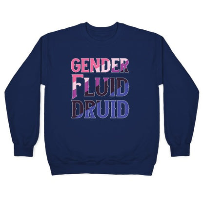 Genderfluid Druid Crewneck Sweatshirt