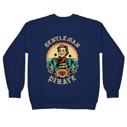 Gentleman Pirate Sailor Jerry Tattoo Crewneck Sweatshirt