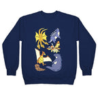 Godzilla and Friends Crewneck Sweatshirt