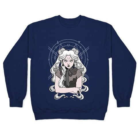 Goth Usagi (Sailor Moon Parody) Crewneck Sweatshirt