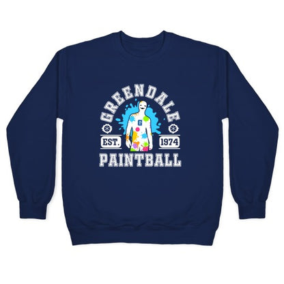 Greendale Community College Paintball Crewneck Sweatshirt