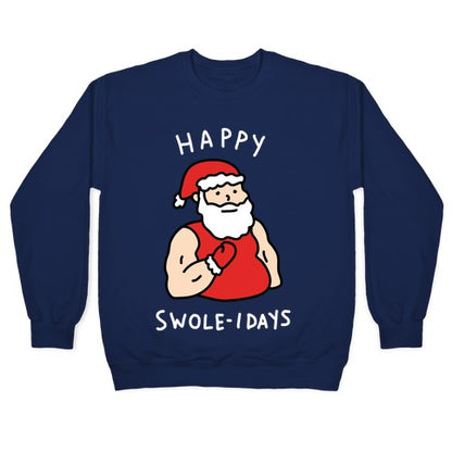 Happy Swole-idays Christmas Crewneck Sweatshirt