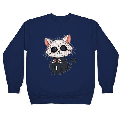 Hellraiser Pinhead Kitten Crewneck Sweatshirt