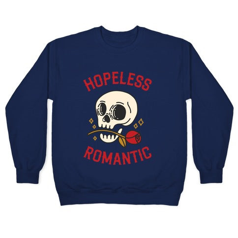 Hopeless Romantic (Skull) Crewneck Sweatshirt