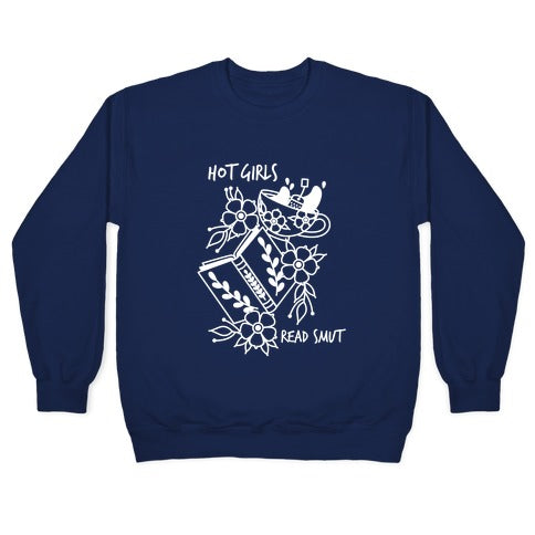 Hot Girls Read Smut Crewneck Sweatshirt