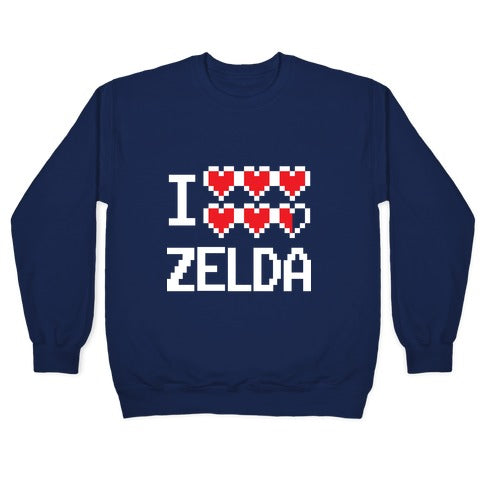 I Heart Zelda Crewneck Sweatshirt