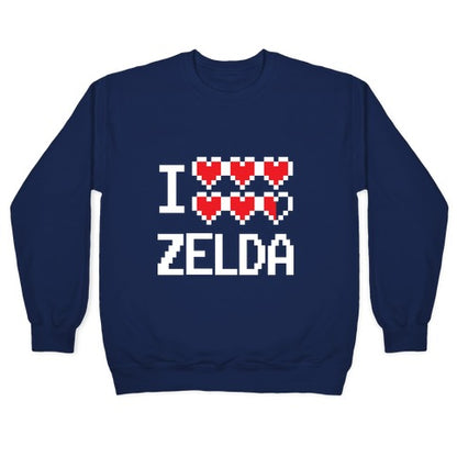 I Heart Zelda Crewneck Sweatshirt