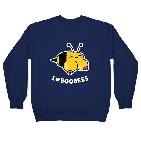 I Love Boobees Crewneck Sweatshirt