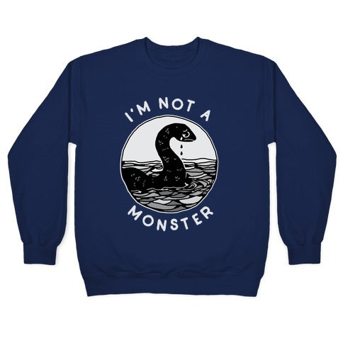I'm Not a Monster (Nessy) Crewneck Sweatshirt