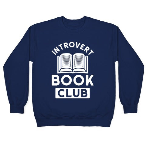 Introvert Book Club Crewneck Sweatshirt