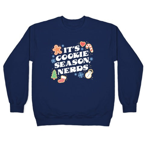 It's Cookie Season, Nerds Christmas Crewneck Sweatshirt