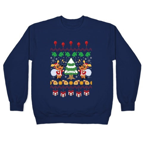 Jingle Animal Crossing Ugly Sweater Crewneck Sweatshirt