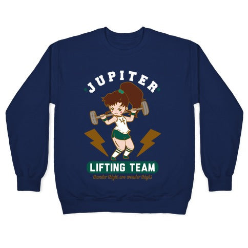Jupiter Lifting Team Workout Parody Crewneck Sweatshirt