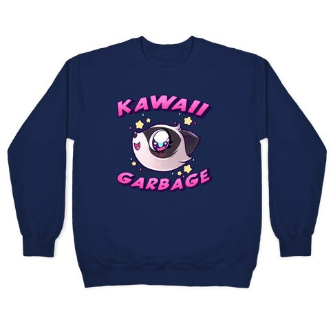 Kawaii Garbage Crewneck Sweatshirt