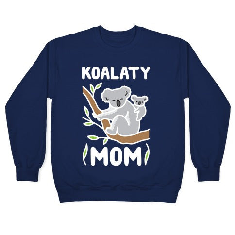 Koalaty Mom Koala Crewneck Sweatshirt