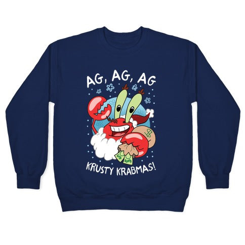 Krusty Krabmas! Crewneck Sweatshirt