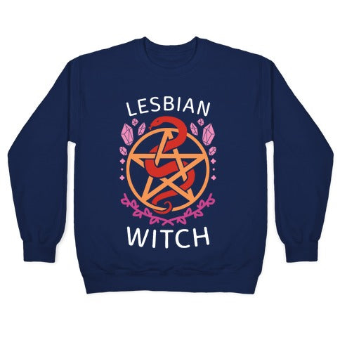 Lesbian Witch Crewneck Sweatshirt
