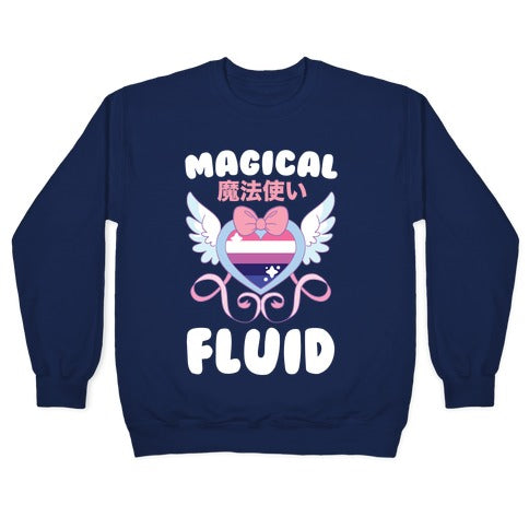 Magical Fluid - Genderfluid Crewneck Sweatshirt