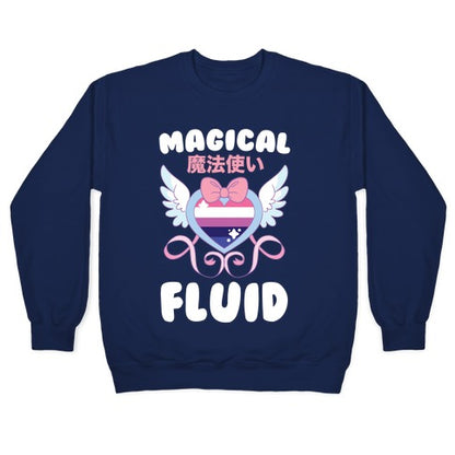 Magical Fluid - Genderfluid Crewneck Sweatshirt