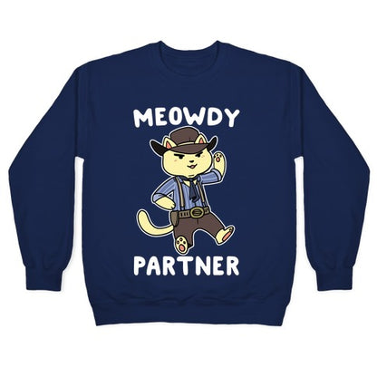 Meowdy, Partner - Arthur Morgan Crewneck Sweatshirt