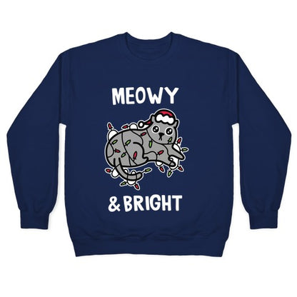 Meowy & Bright Crewneck Sweatshirt