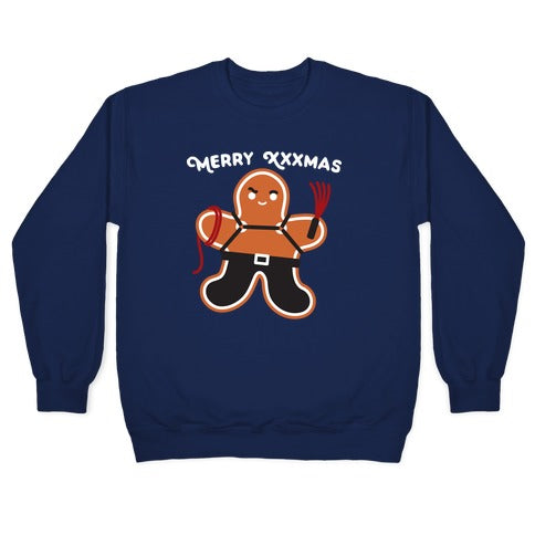 Merry XXXmas Gingerbread Crewneck Sweatshirt