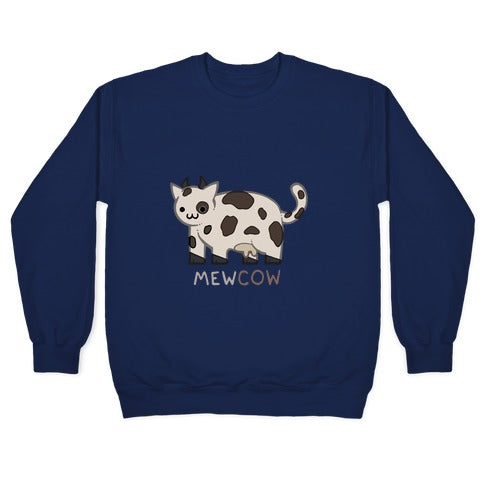 Mew Cow Crewneck Sweatshirt