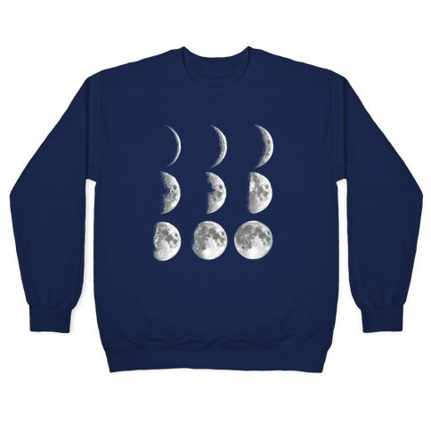 Moon Phases Crewneck Sweatshirt