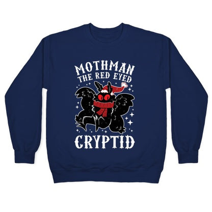 Mothman The Red Eyed Cryptid Crewneck Sweatshirt