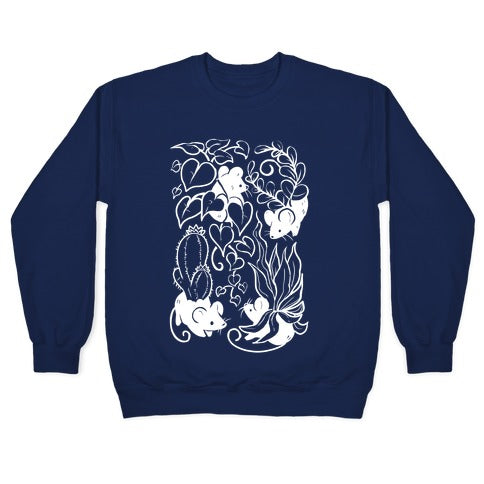 Mouse Plants Crewneck Sweatshirt