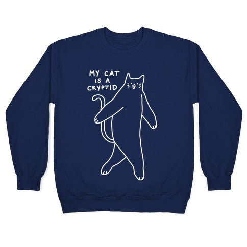 My Cat Is A Cryptid Crewneck Sweatshirt