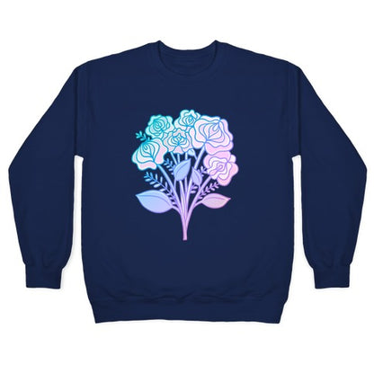 Pastel Vulva Bouquet Crewneck Sweatshirt