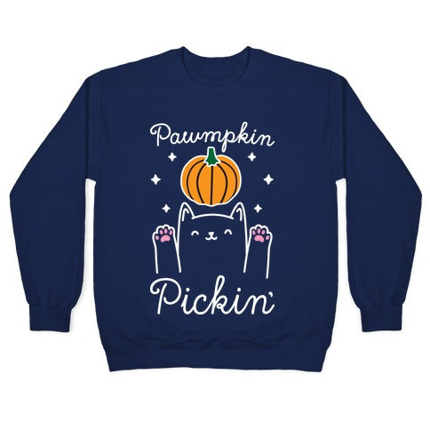 Pawmpkin Pickin' Crewneck Sweatshirt