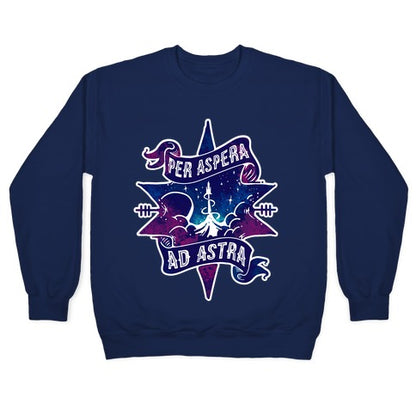 Per Aspera Ad Astra Crewneck Sweatshirt