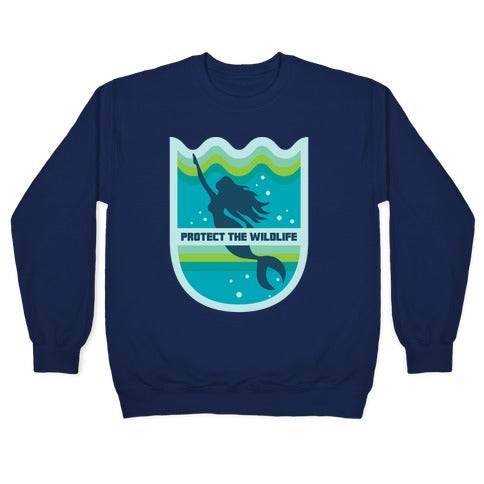 Protect The Wildlife (Mermaid) Crewneck Sweatshirt