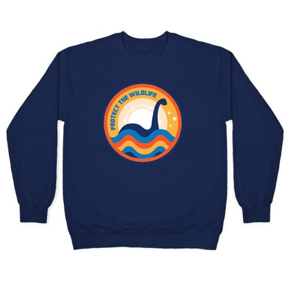 Protect The Wildlife - Nessie, Loch Ness Monster Crewneck Sweatshirt