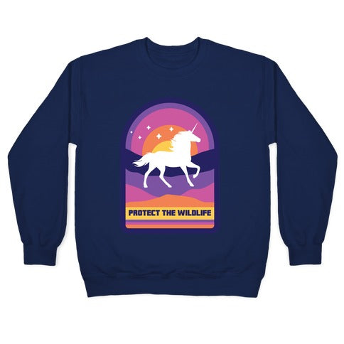 Protect The Wildlife (Unicorn) Crewneck Sweatshirt