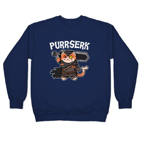 Purrserk Crewneck Sweatshirt