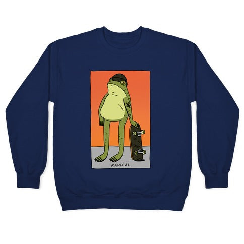 Radical Frog Skater Crewneck Sweatshirt