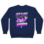 Retrowave Let's Get Spoopy Crewneck Sweatshirt