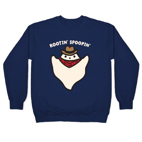 Rootin' Spoopin' Cowboy Ghost Crewneck Sweatshirt