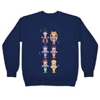Sailor Moon Inner Senshi Pocket Parody Crewneck Sweatshirt