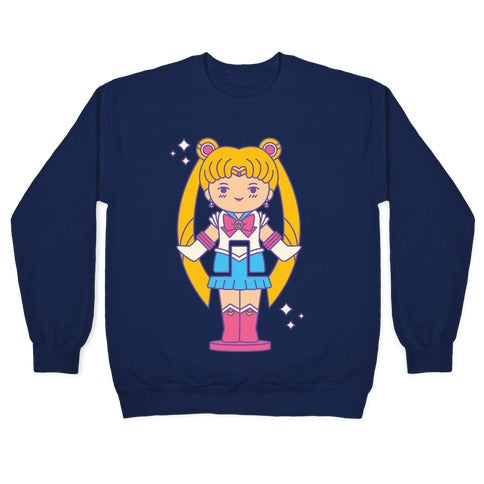 Sailor Moon Pocket Parody Crewneck Sweatshirt